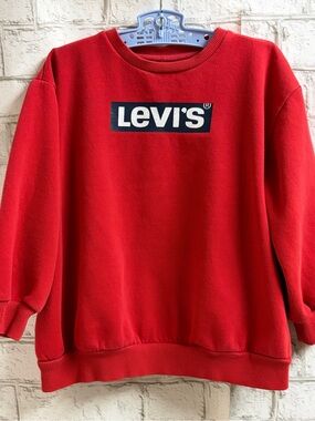 Vintage Boys Levi's Red Crewneck Sweatshirt